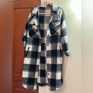NWOT Flannel Shacket